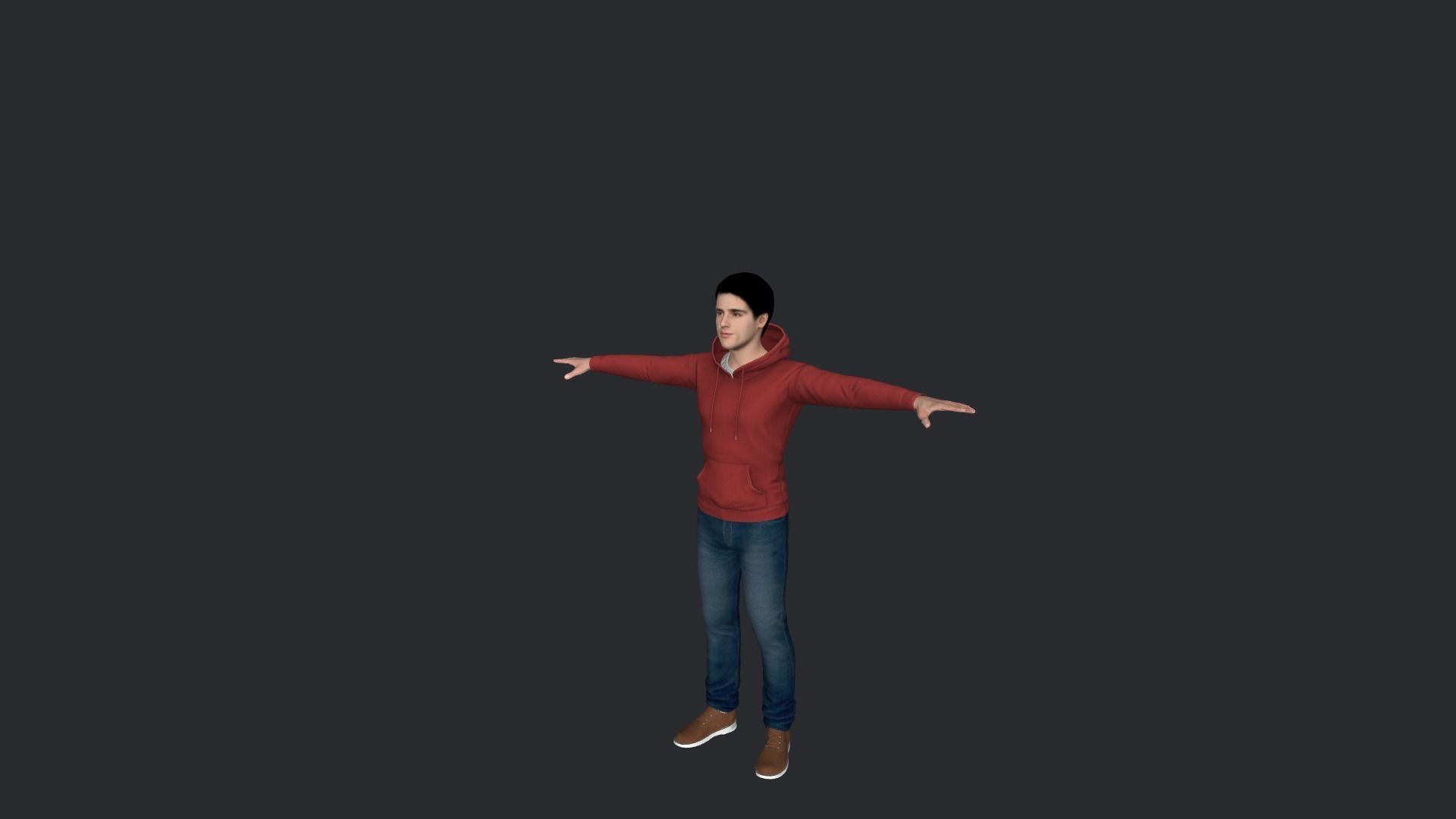 Jacob Elordi  Hyper Realistic Full Body Rigged Character 3D model_10
