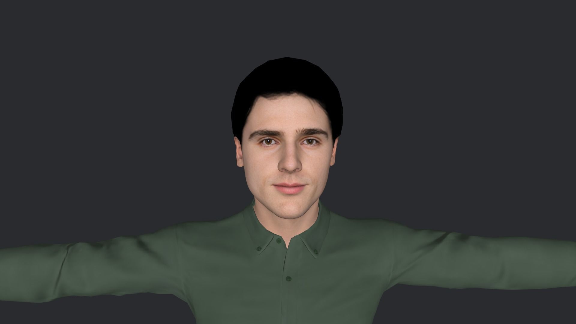 Jacob Elordi  Hyper Realistic Full Body Rigged Character 3D model_25