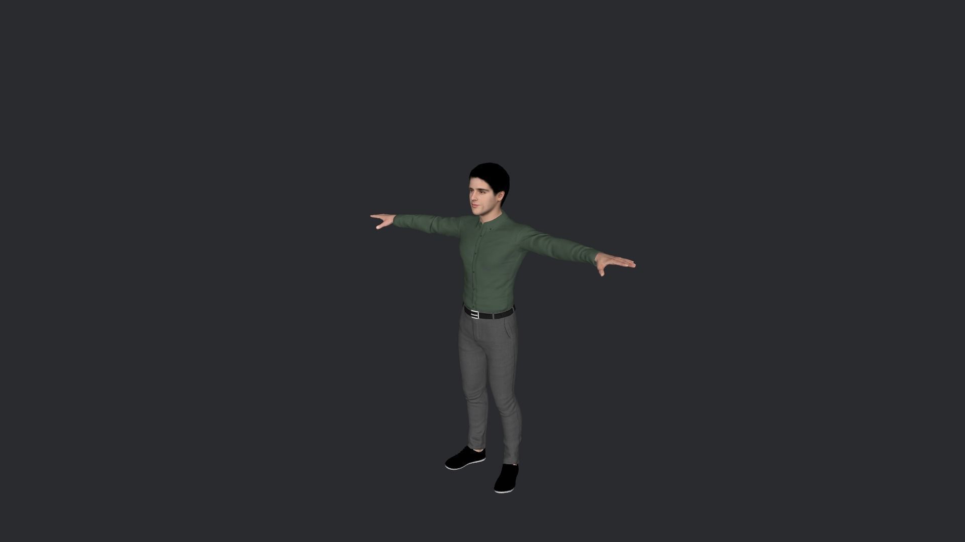 Jacob Elordi  Hyper Realistic Full Body Rigged Character 3D model_28