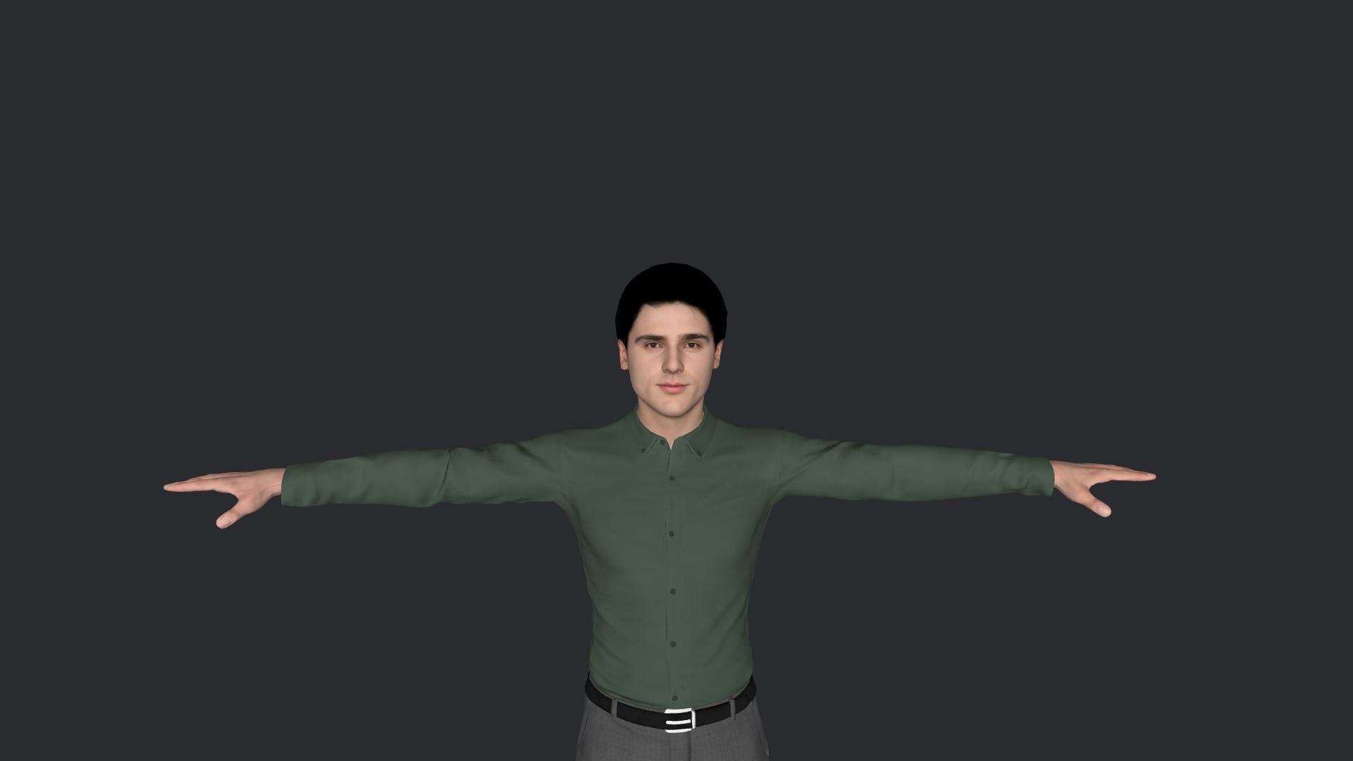 Jacob Elordi  Hyper Realistic Full Body Rigged Character 3D model_26