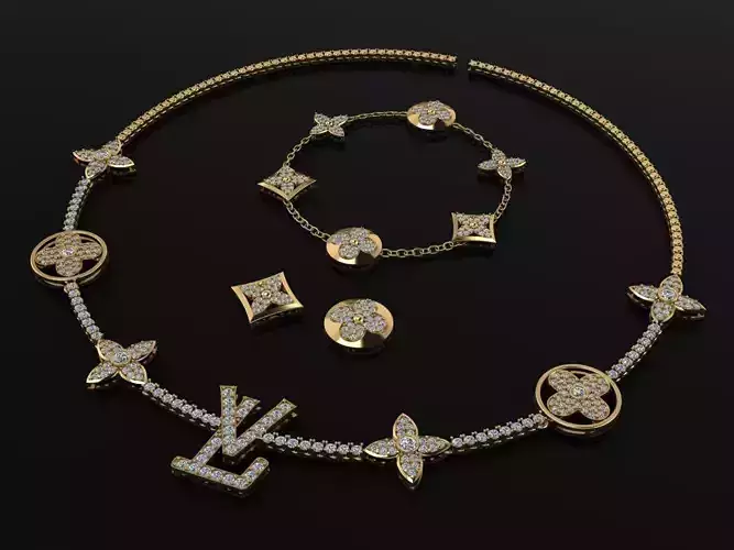 LOUIS VUITTON Necklace Code-BAD117