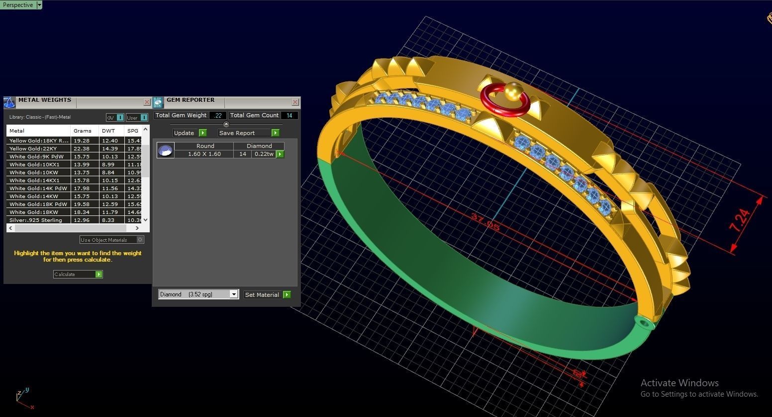 Hermes Braclets Code-BAD119 3D print model_5
