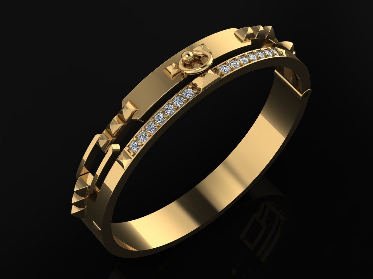 Hermes Braclets Code-BAD119 3D print model_1