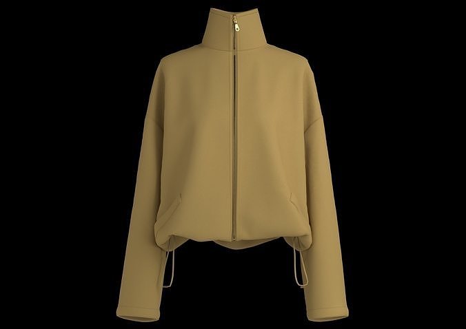 Jacket Coat Free low-poly 3D model