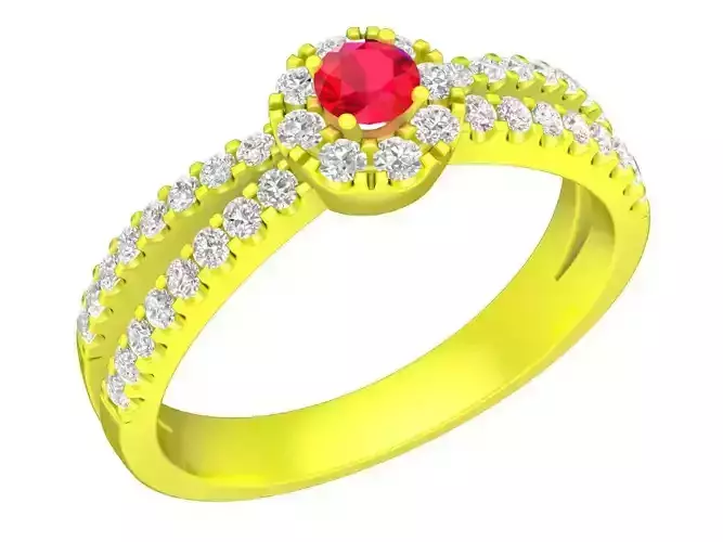A5354 Fashion Diamond Women Ring