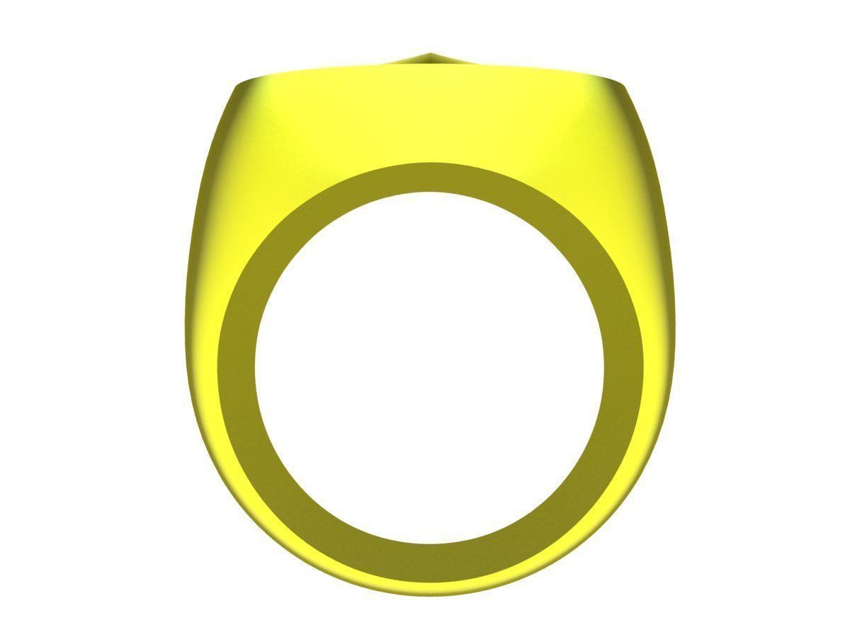 A5367 Signature Anchor Men Ring 3D Model 3D print model_3