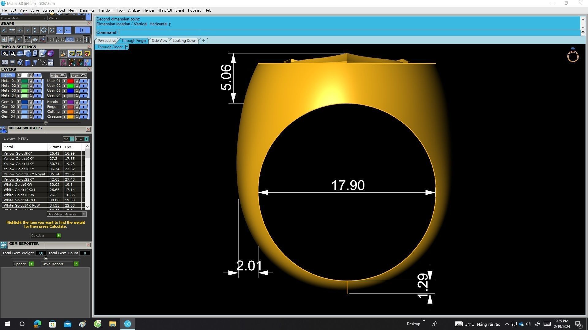 A5367 Signature Anchor Men Ring 3D Model 3D print model_6