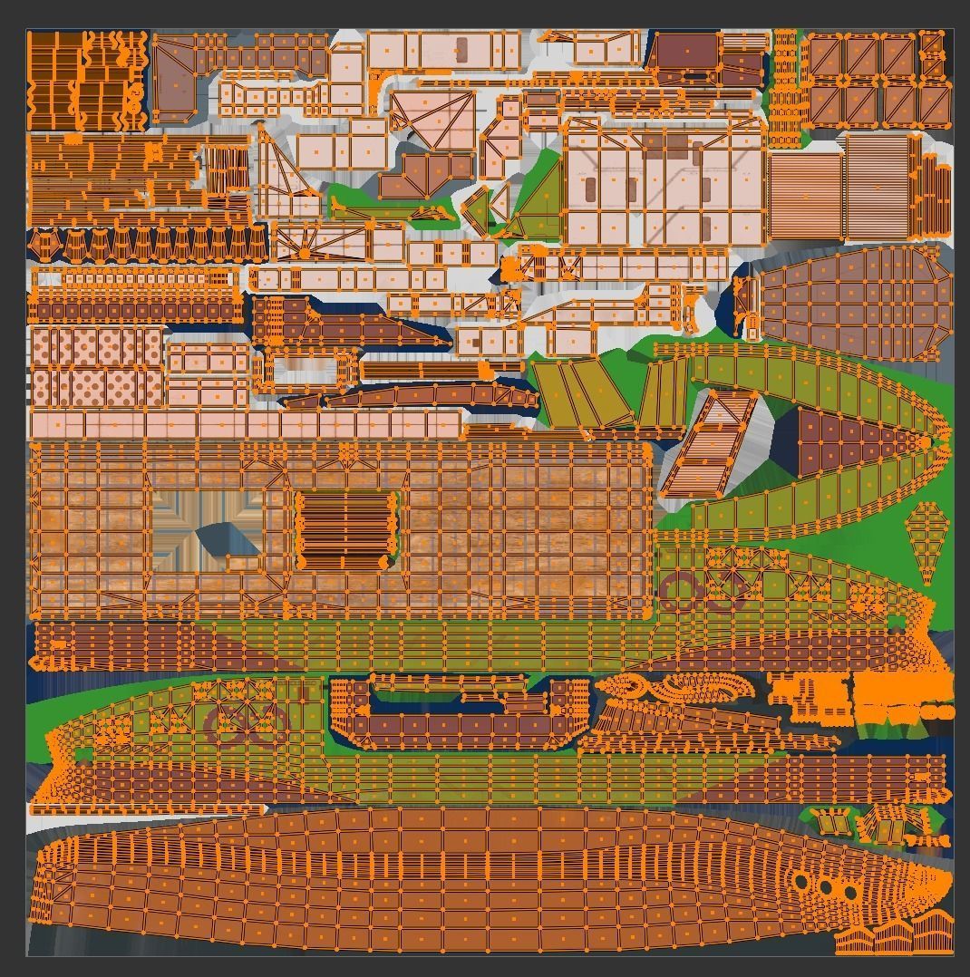 Armada 7801 Offshore Supply Ship 3D model_27