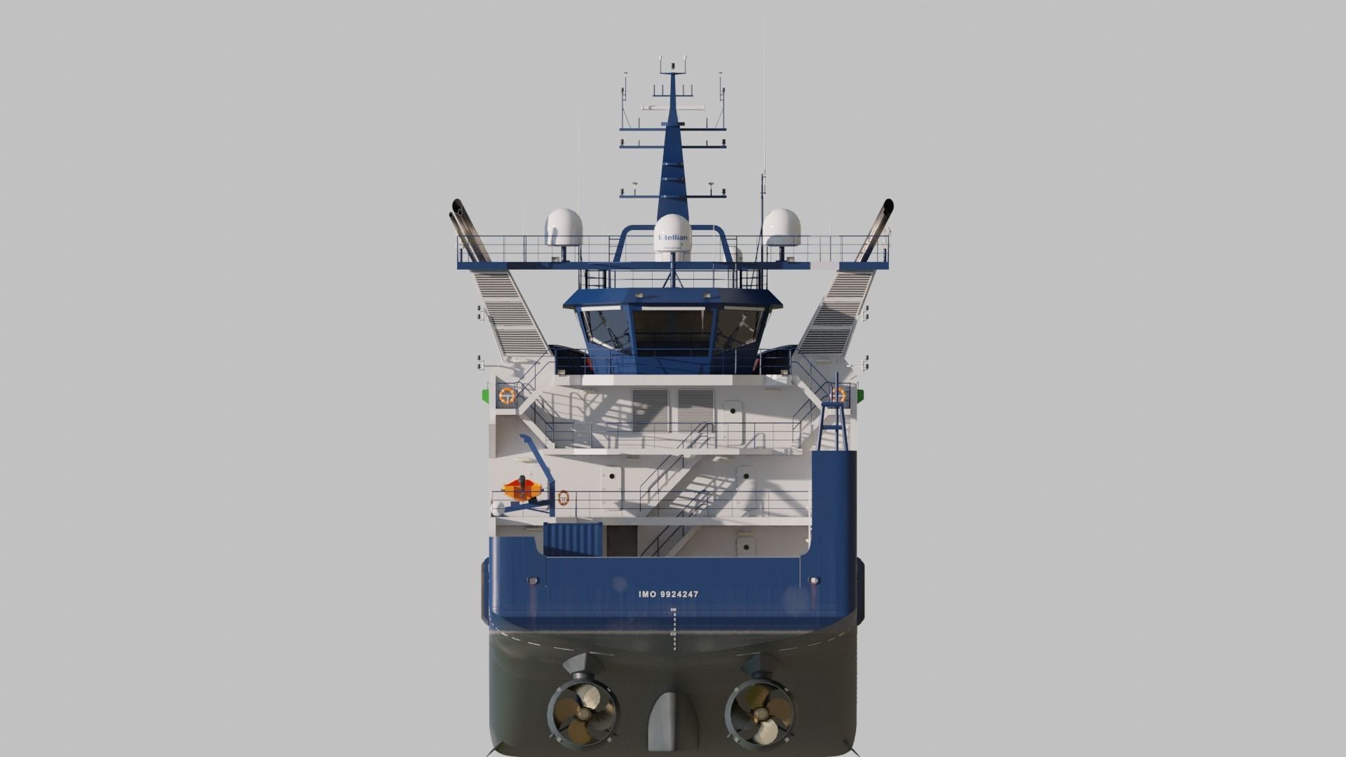 Armada 7801 Offshore Supply Ship 3D model_4