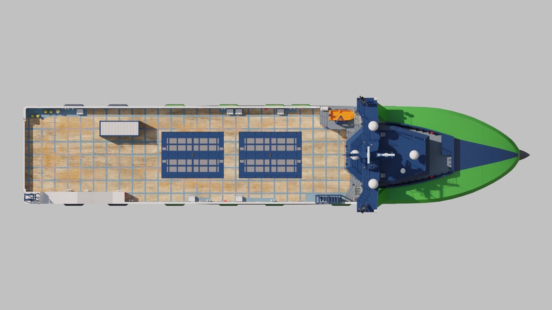 Armada 7801 Offshore Supply Ship 3D model_6