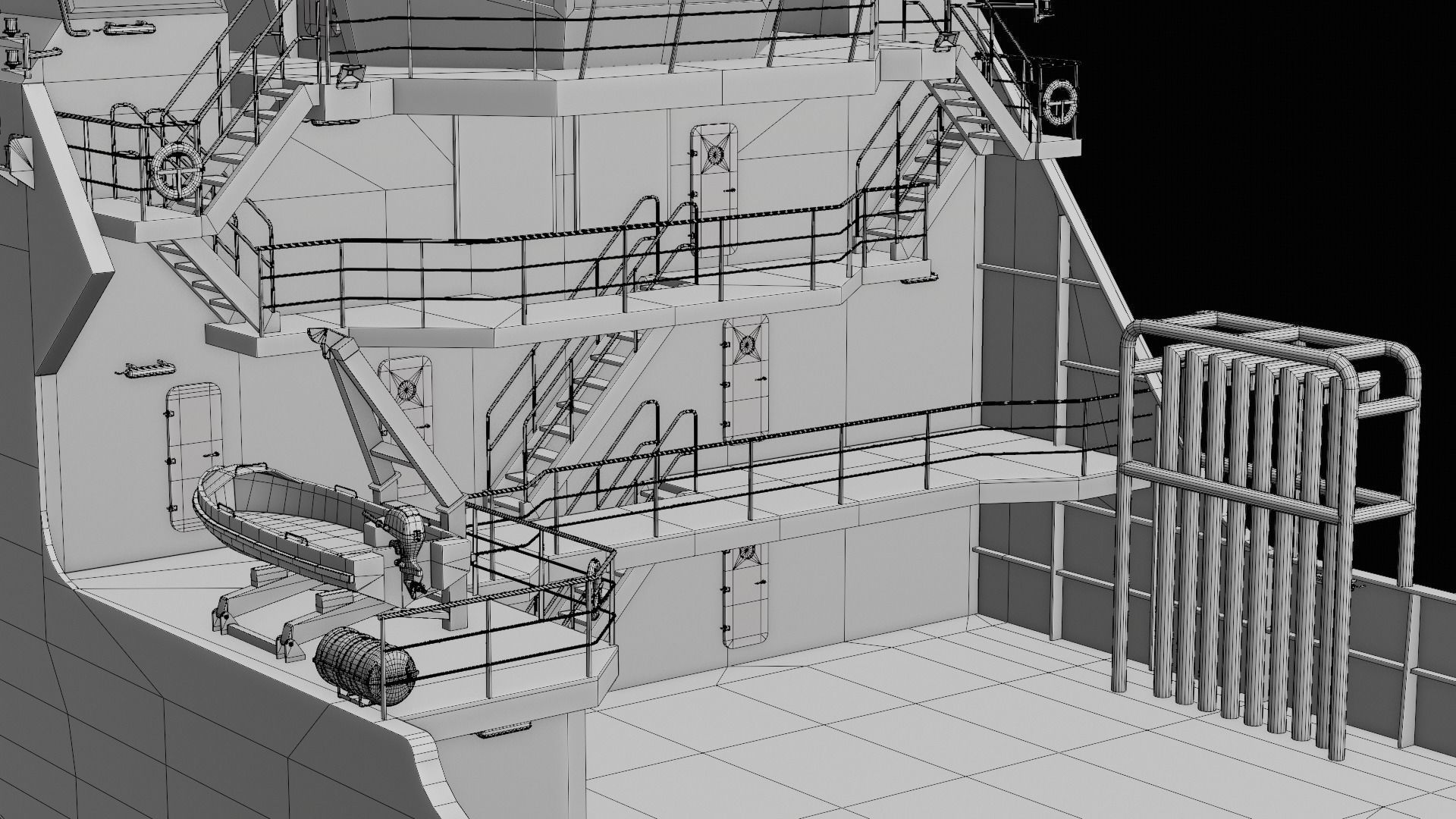 Armada 7801 Offshore Supply Ship 3D model_17