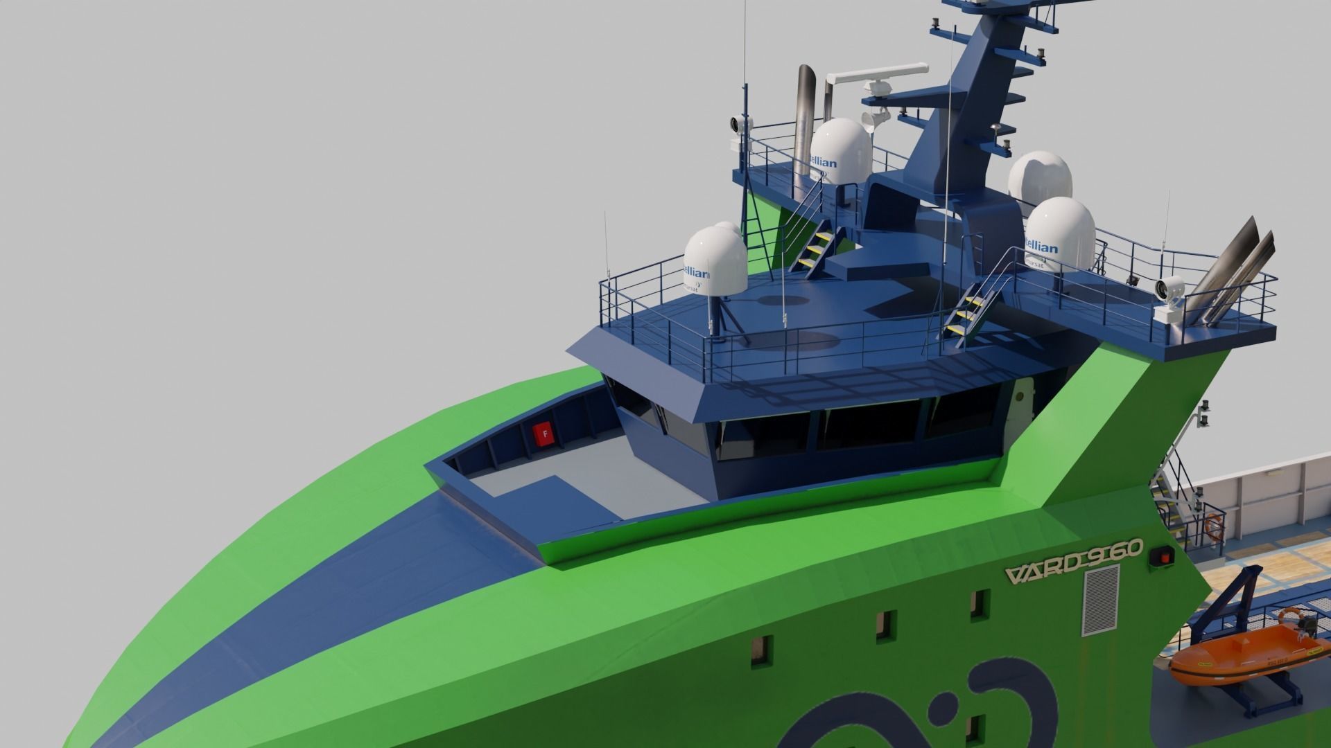 Armada 7801 Offshore Supply Ship 3D model_12