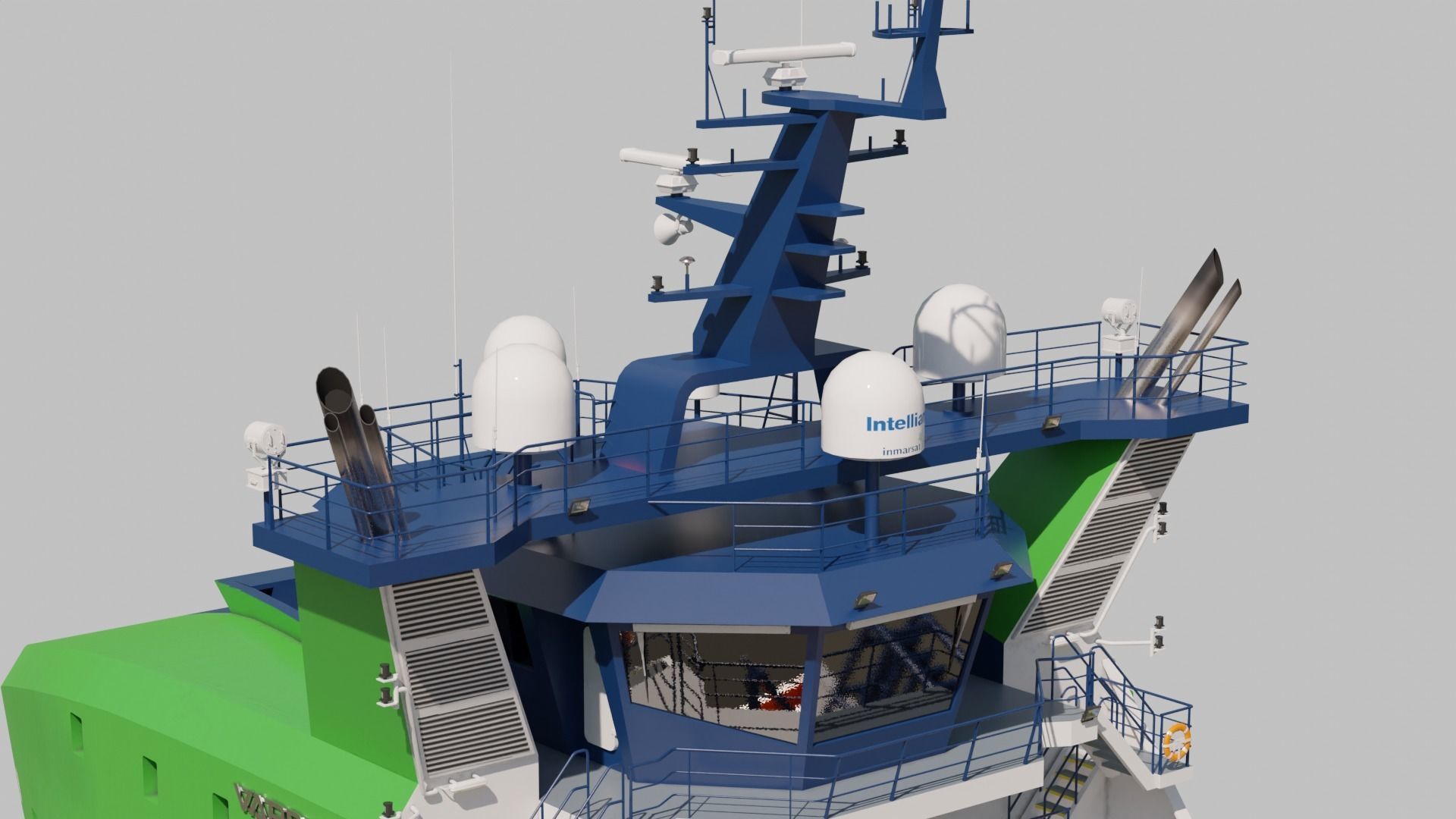 Armada 7801 Offshore Supply Ship 3D model_14