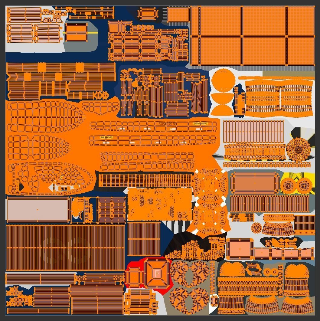 Armada 7801 Offshore Supply Ship 3D model_29