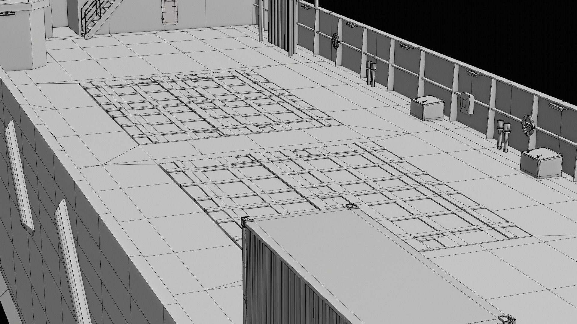 Armada 7801 Offshore Supply Ship 3D model_21