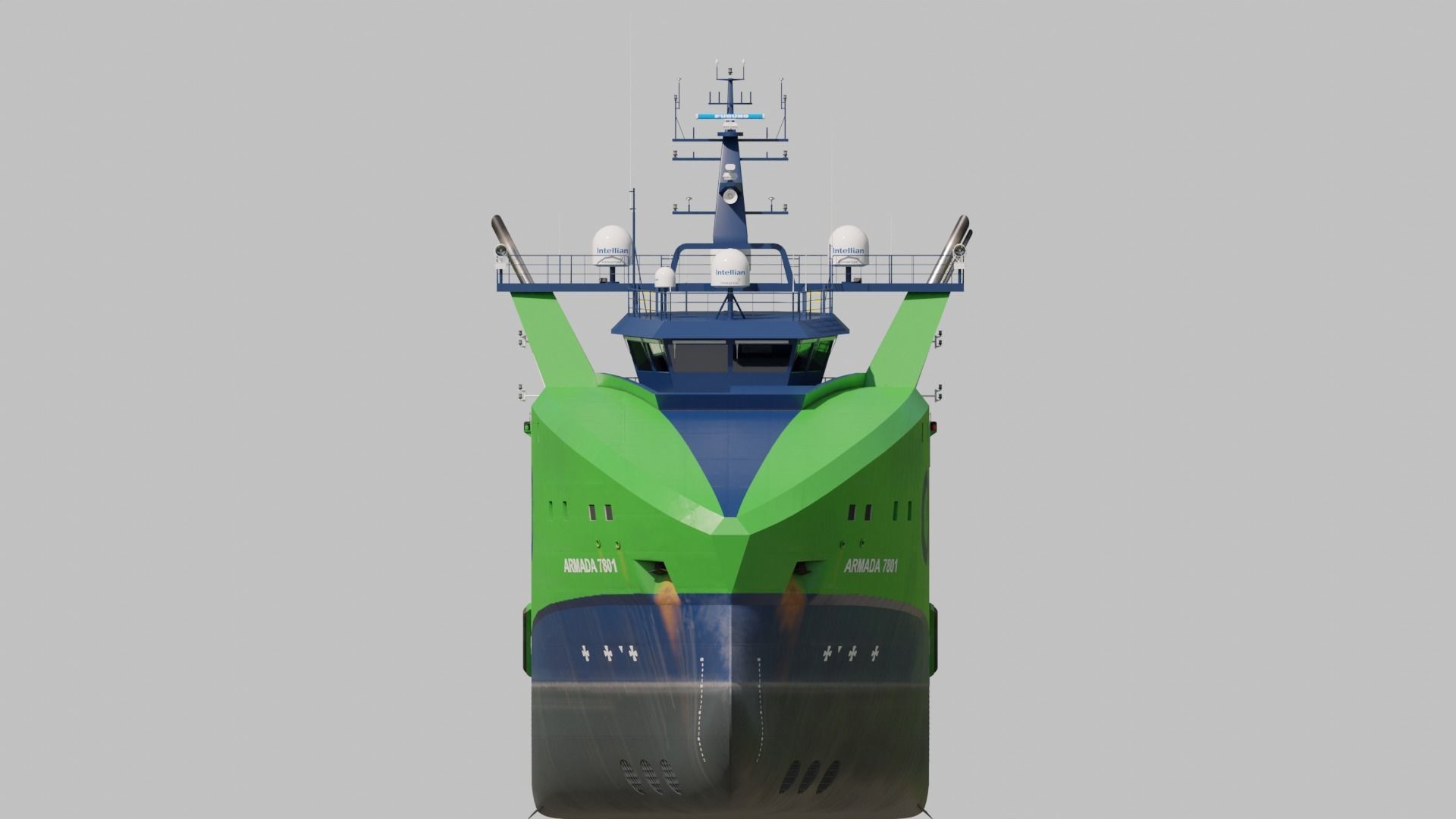 Armada 7801 Offshore Supply Ship 3D model_2