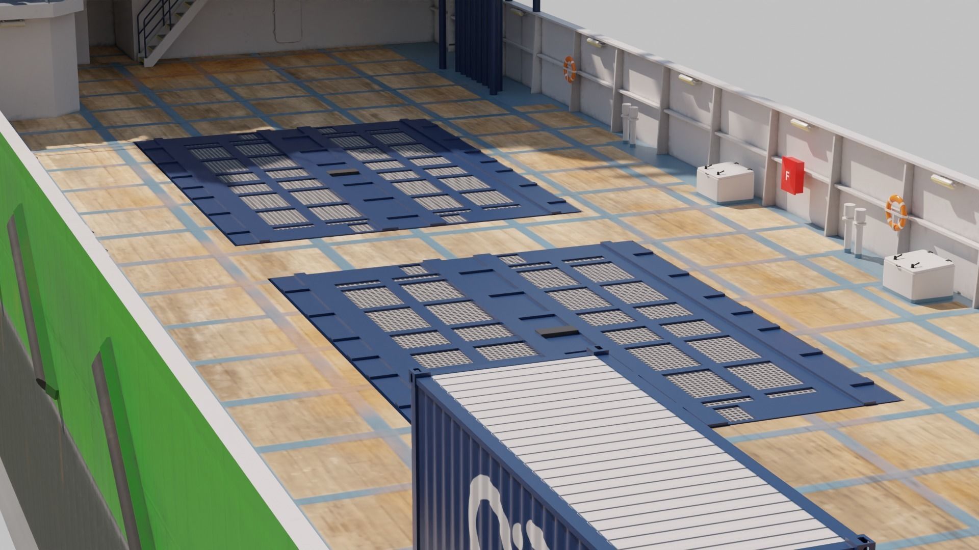 Armada 7801 Offshore Supply Ship 3D model_20