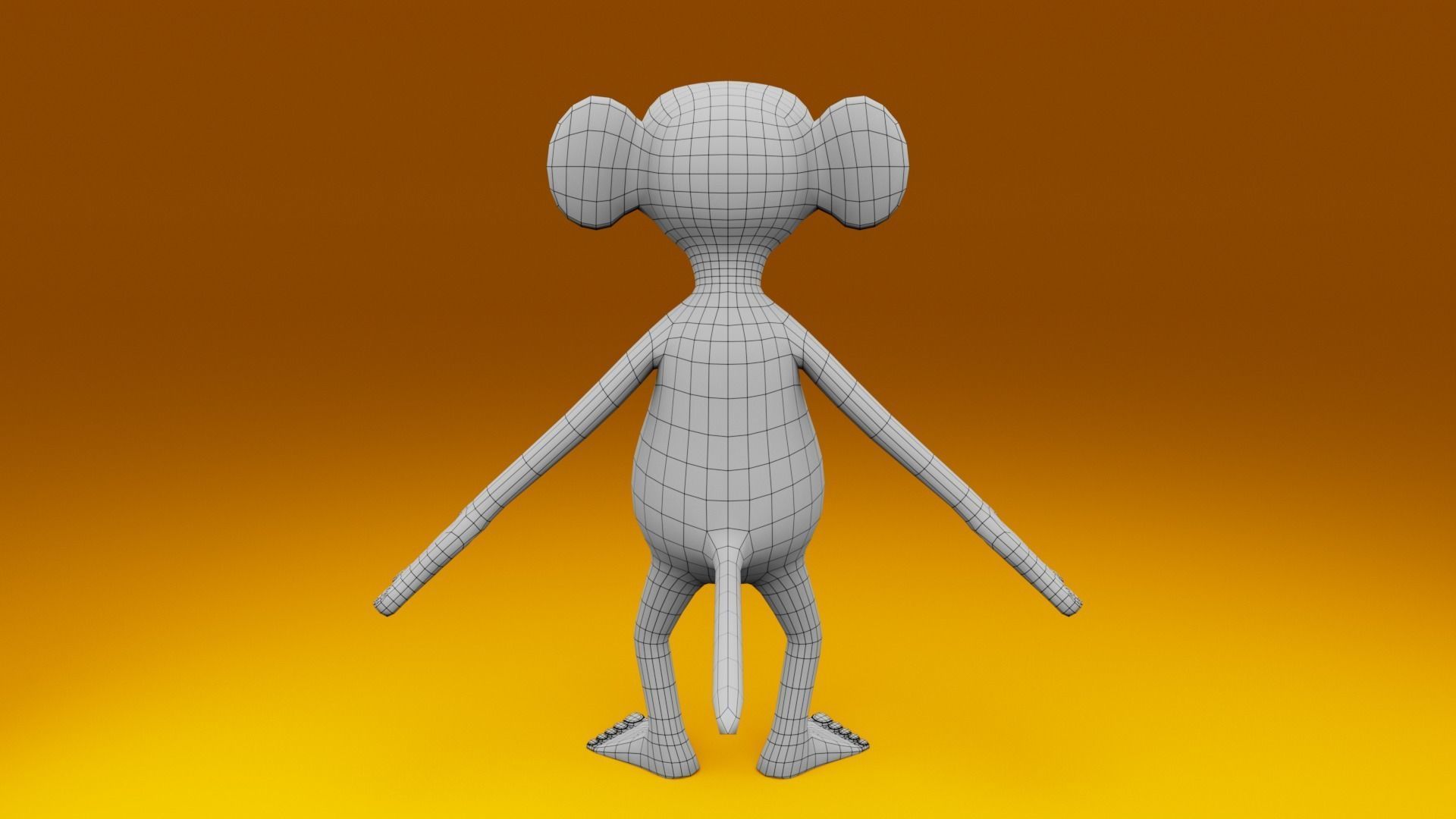 Stylized Cartoon Monkey 3D Model Ready for Fun 3D model | CGTrader