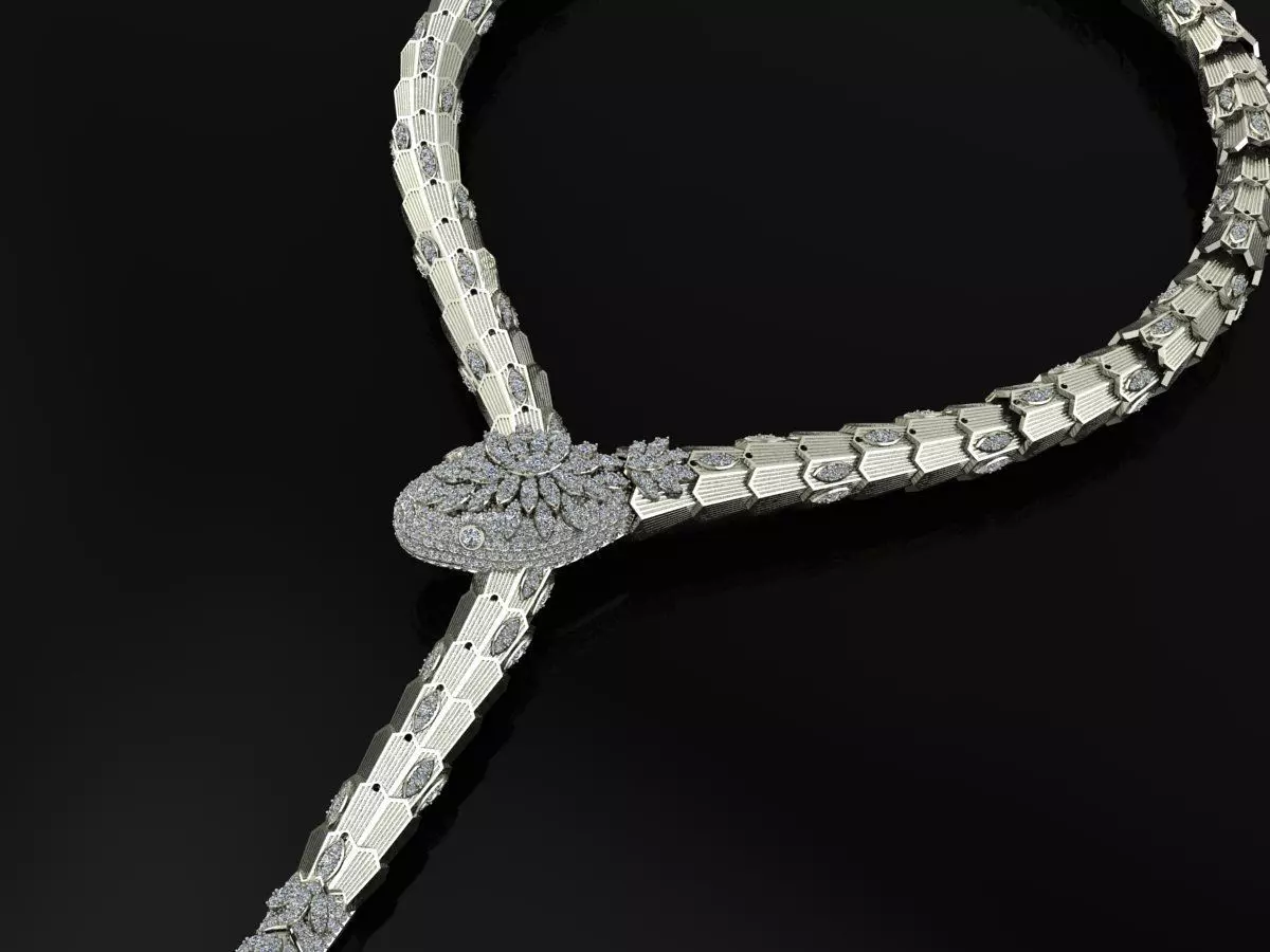 BVLGARI Necklace  Code-BAD132 3D print model_0