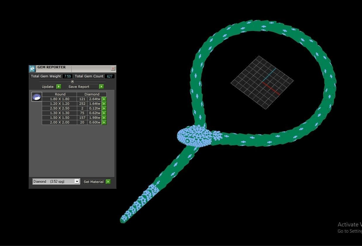 BVLGARI Necklace  Code-BAD132 3D print model_6