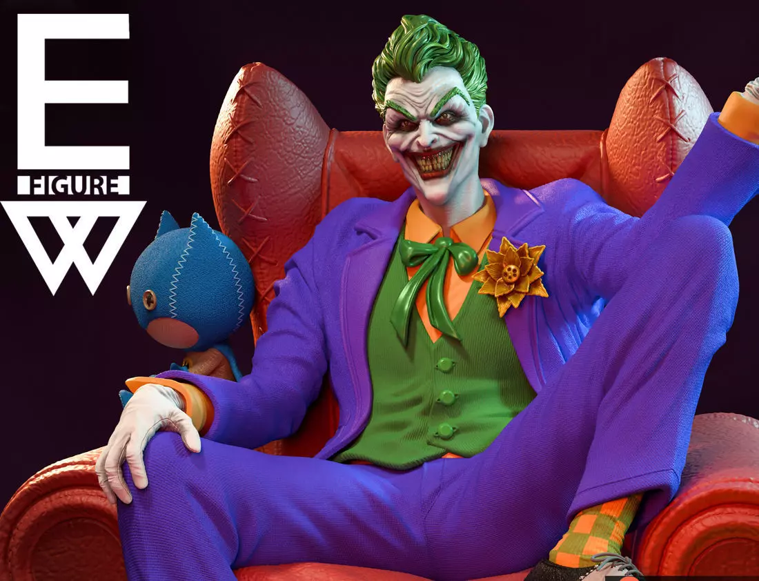 Joker - 3D STL READY TO PRINT  3D print model_0