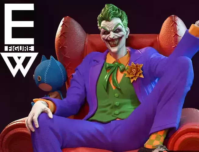 Joker - 3D STL READY TO PRINT 