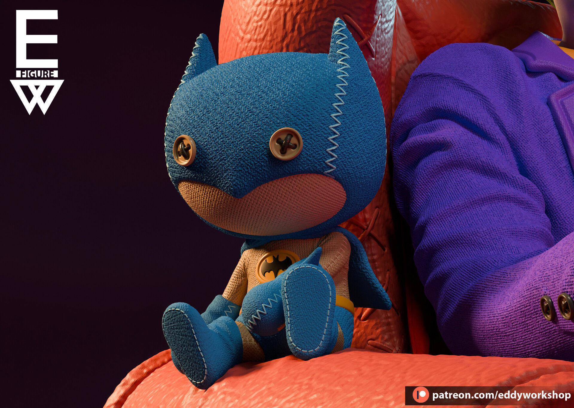 Joker - 3D STL READY TO PRINT  3D print model_10