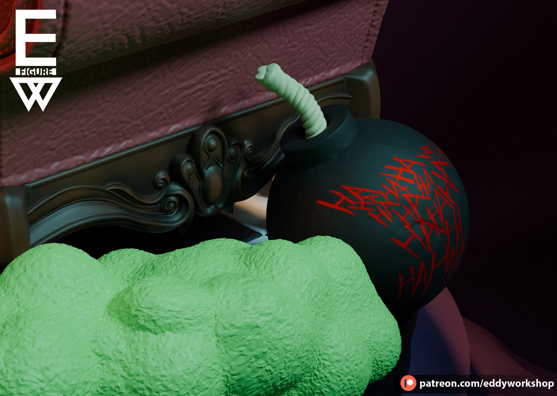 Joker - 3D STL READY TO PRINT  3D print model_2