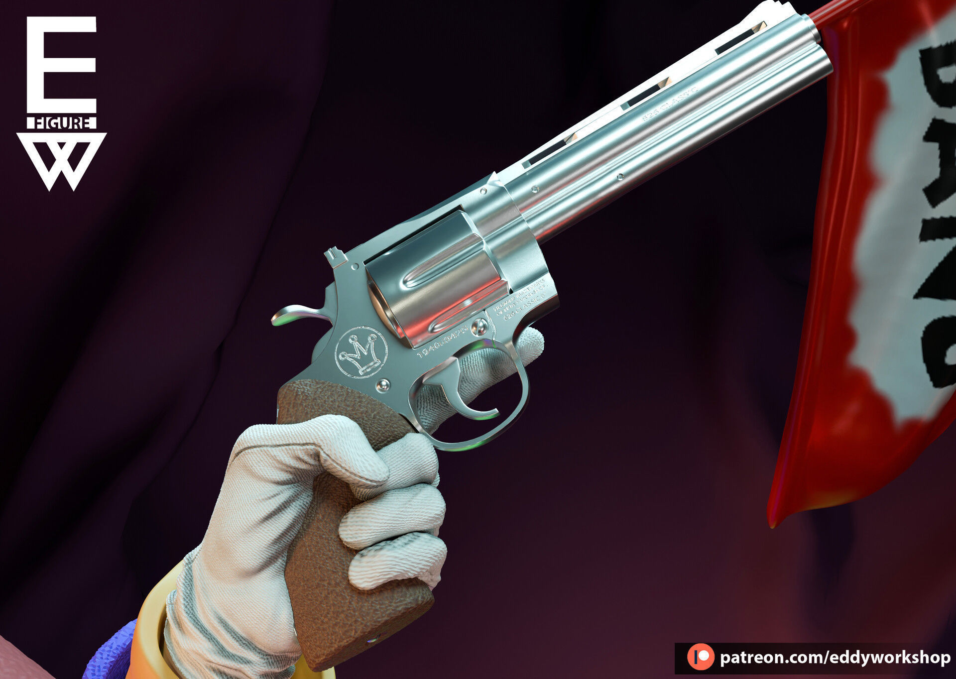 Joker - 3D STL READY TO PRINT  3D print model_3