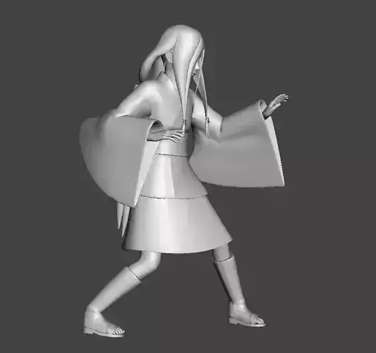 Hanabi Hyuga 3D Model 3D print model