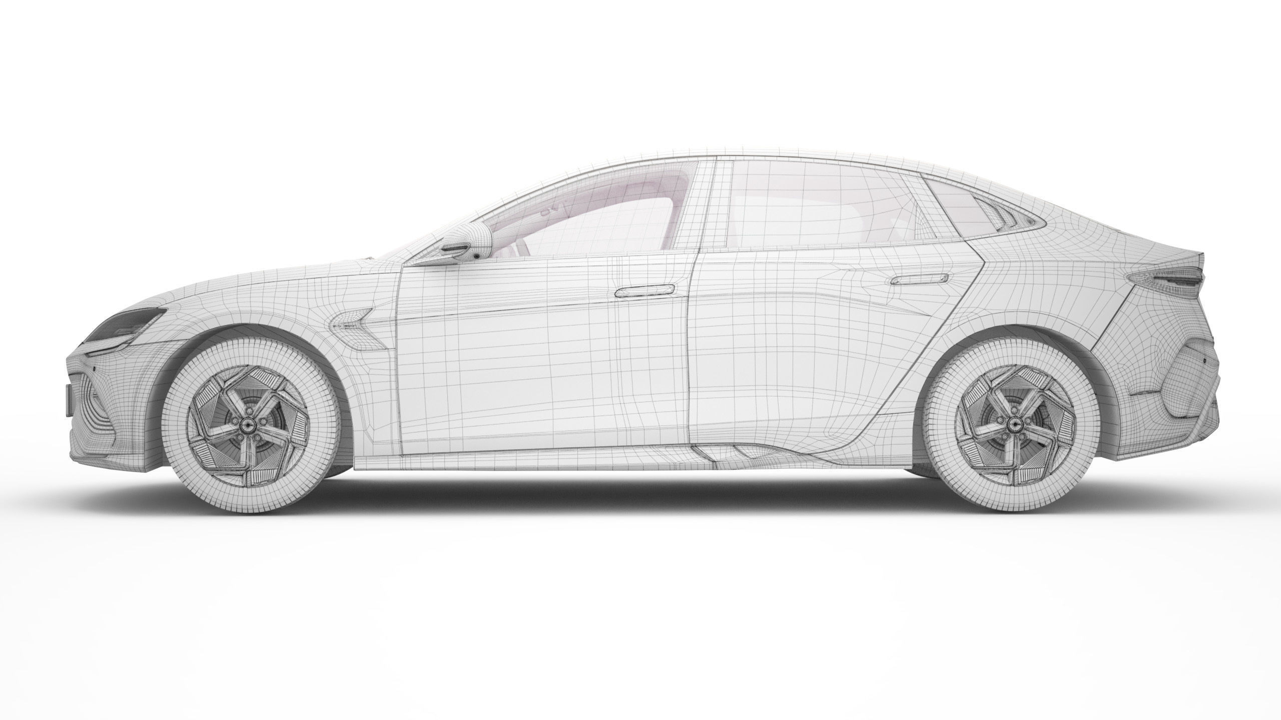 2024 BYD Seal With Interior 3D model_20