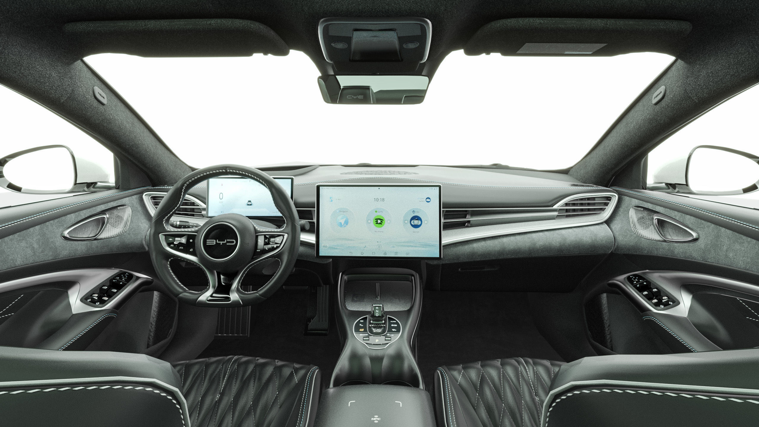 2024 BYD Seal With Interior 3D model_12