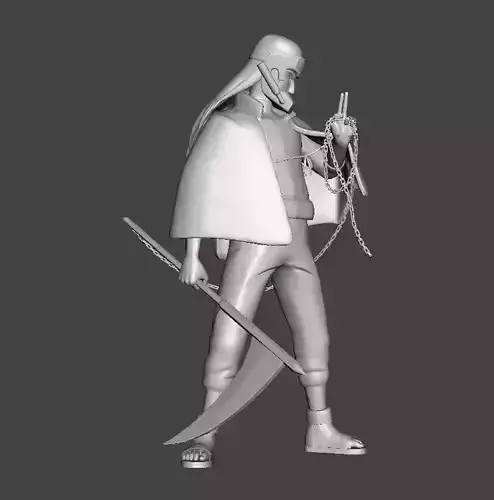 Hanzo of the Salamander 3D Model