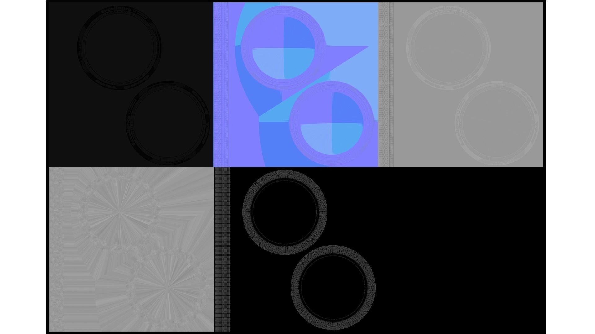 Good Year Lowpoly Tire 02 Low-poly 3D model_10