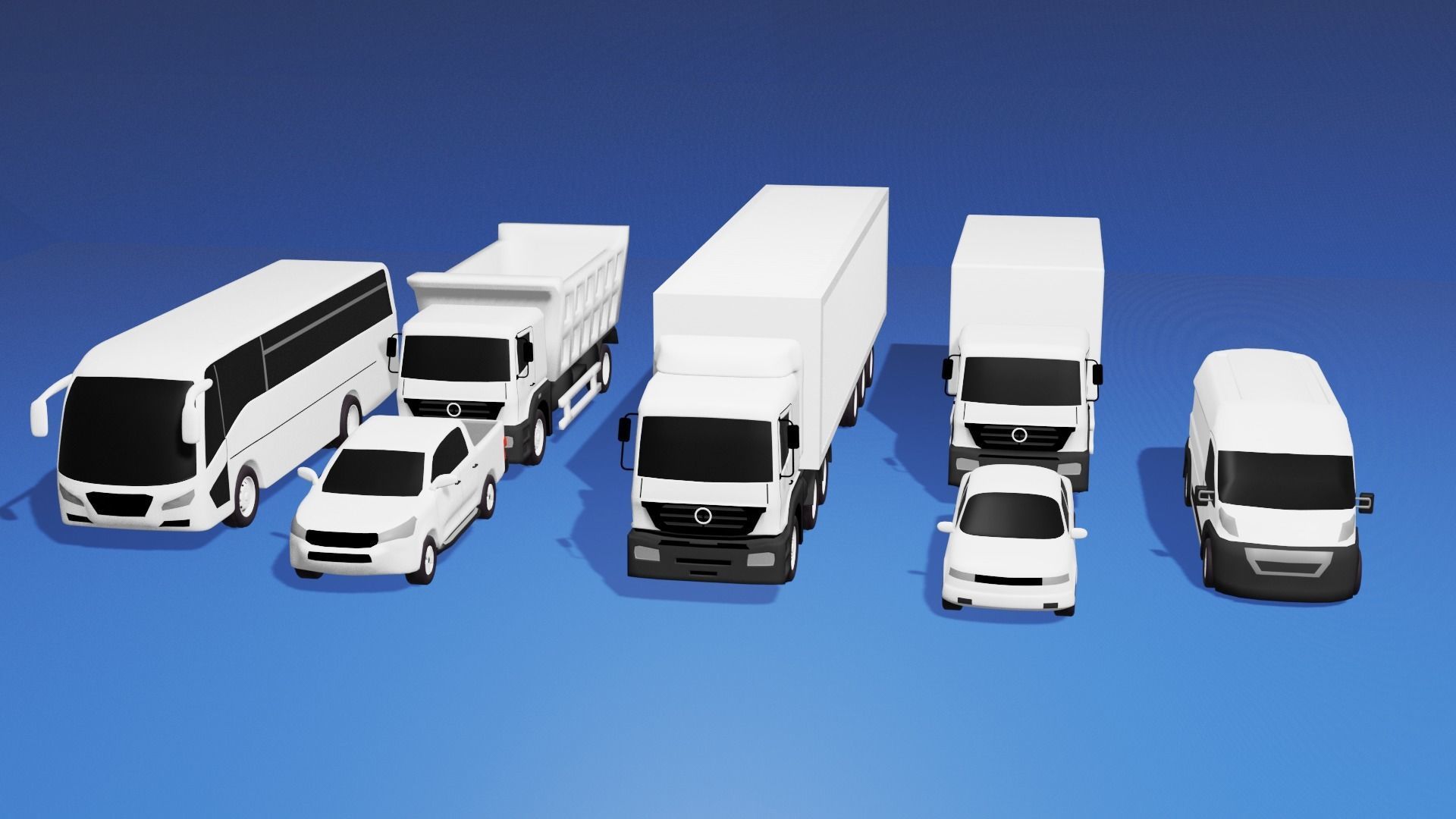 Vehicle pack for 3D isometric explainer videos 3D model_2