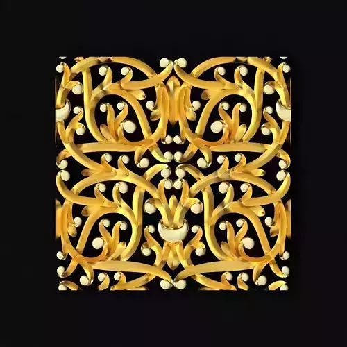 Central decor ornament for furniture