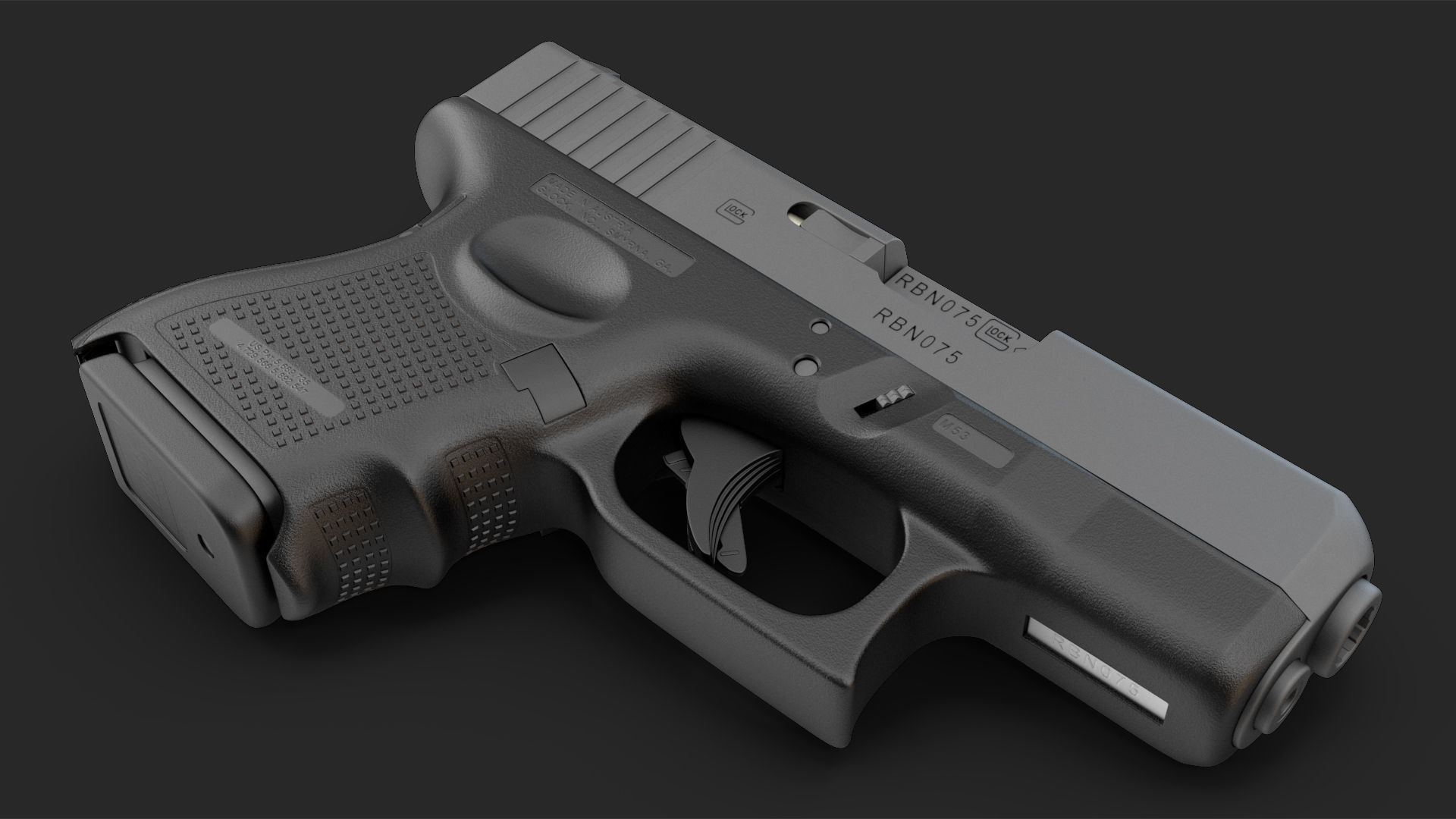 GLOCK 26 9mm 3D model_12