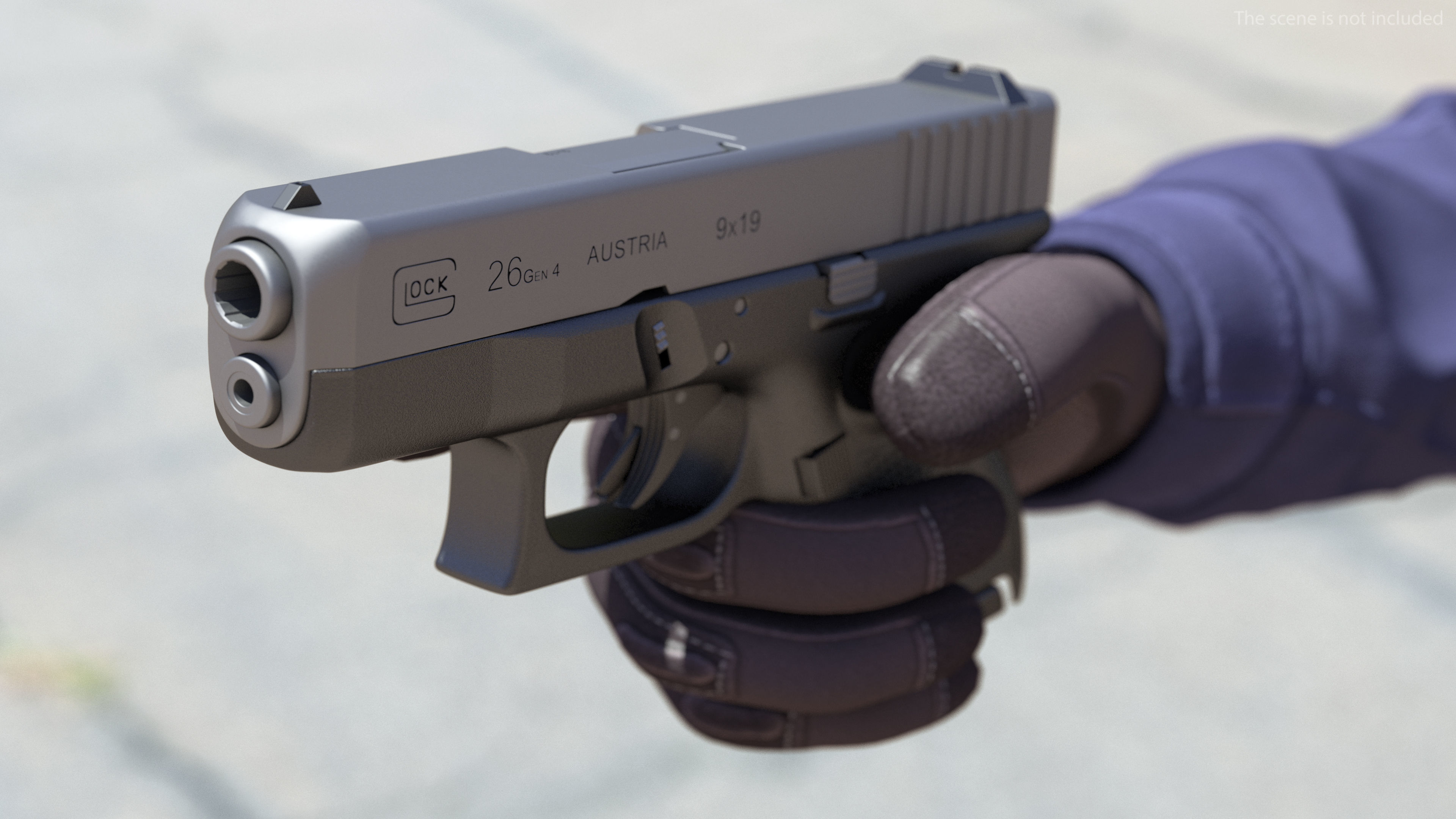 GLOCK 26 9mm 3D model_7