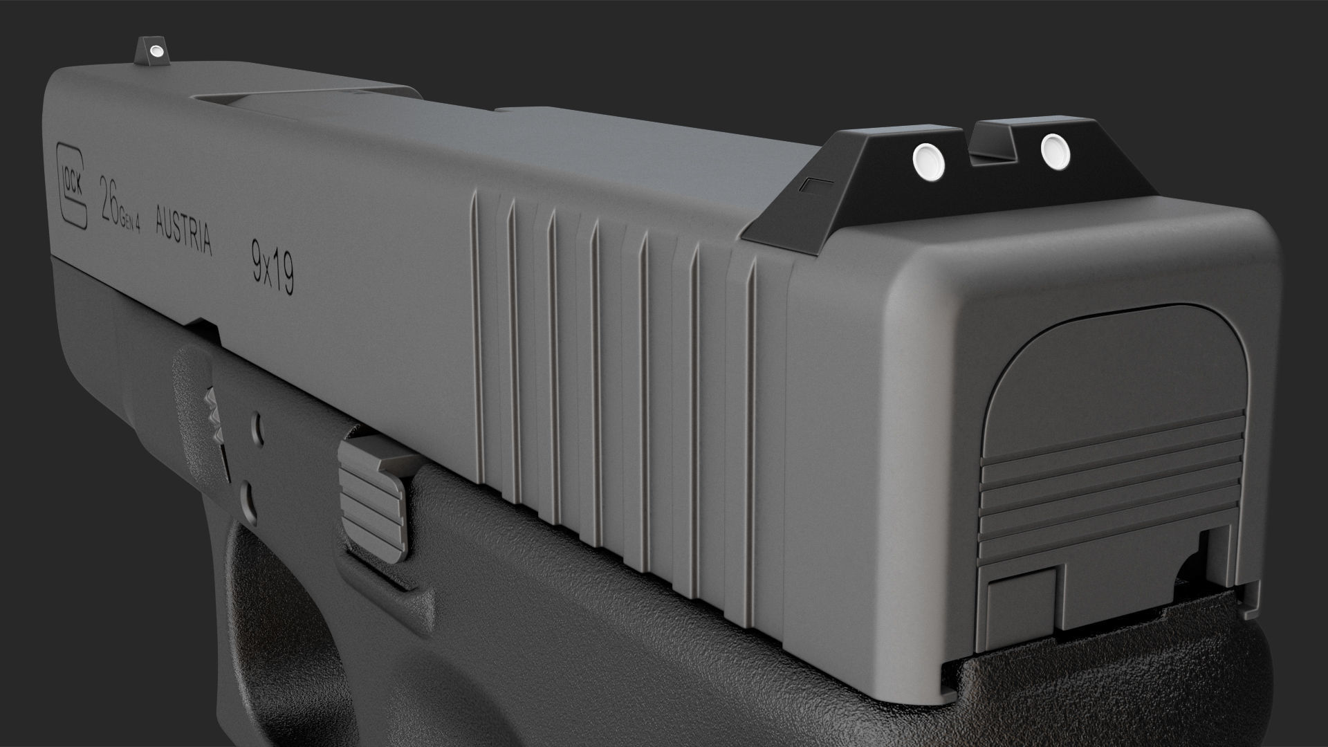 GLOCK 26 9mm 3D model_17