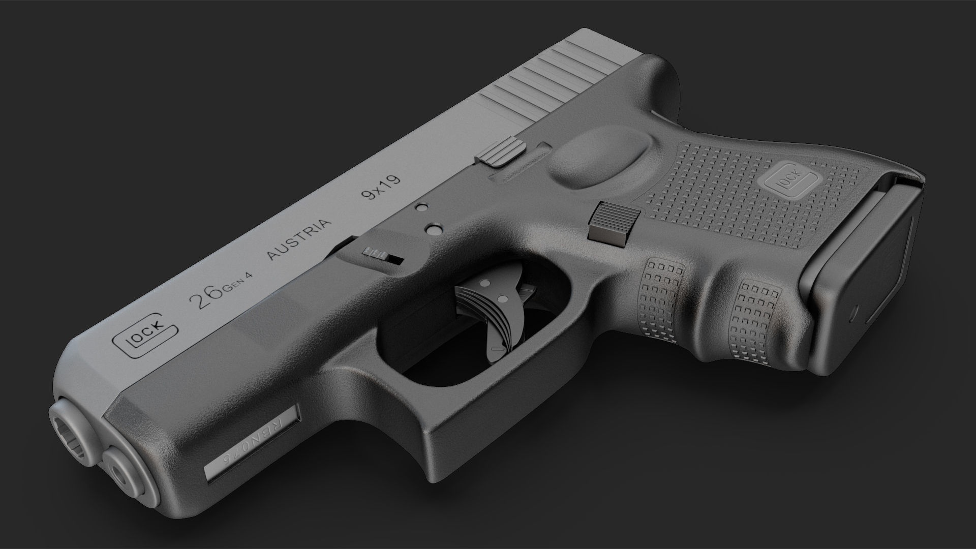 GLOCK 26 9mm 3D model_14