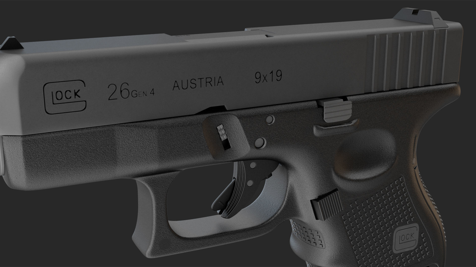GLOCK 26 9mm 3D model_16