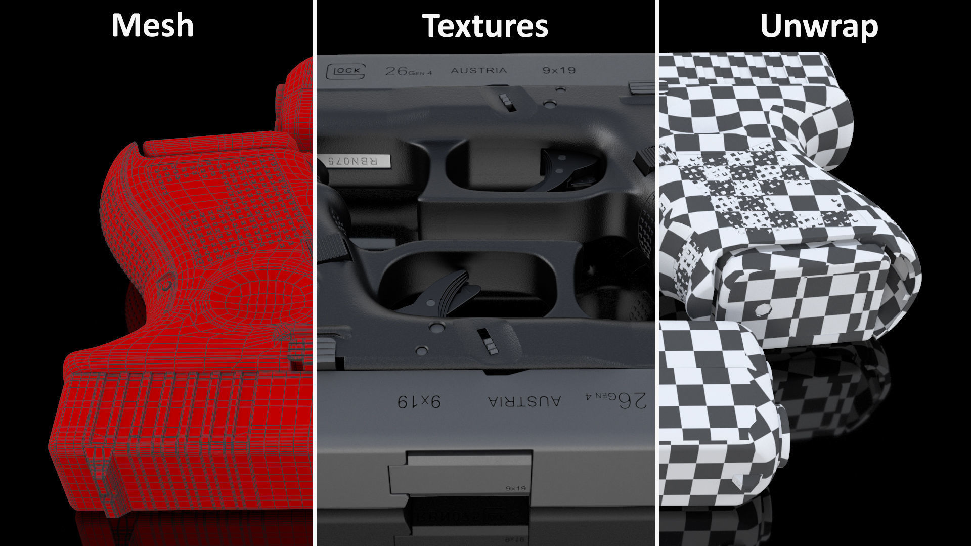 GLOCK 26 9mm 3D model_19