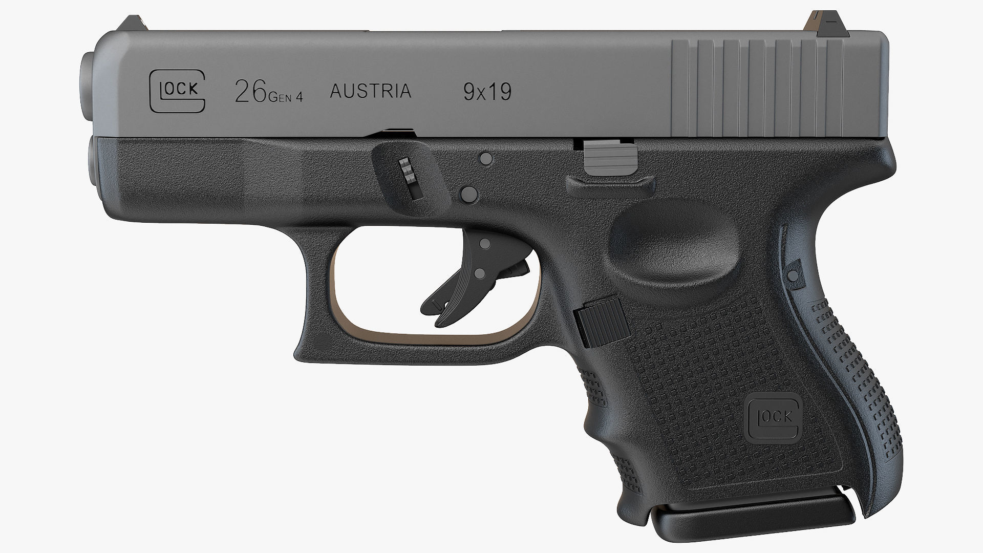 GLOCK 26 9mm 3D model_1