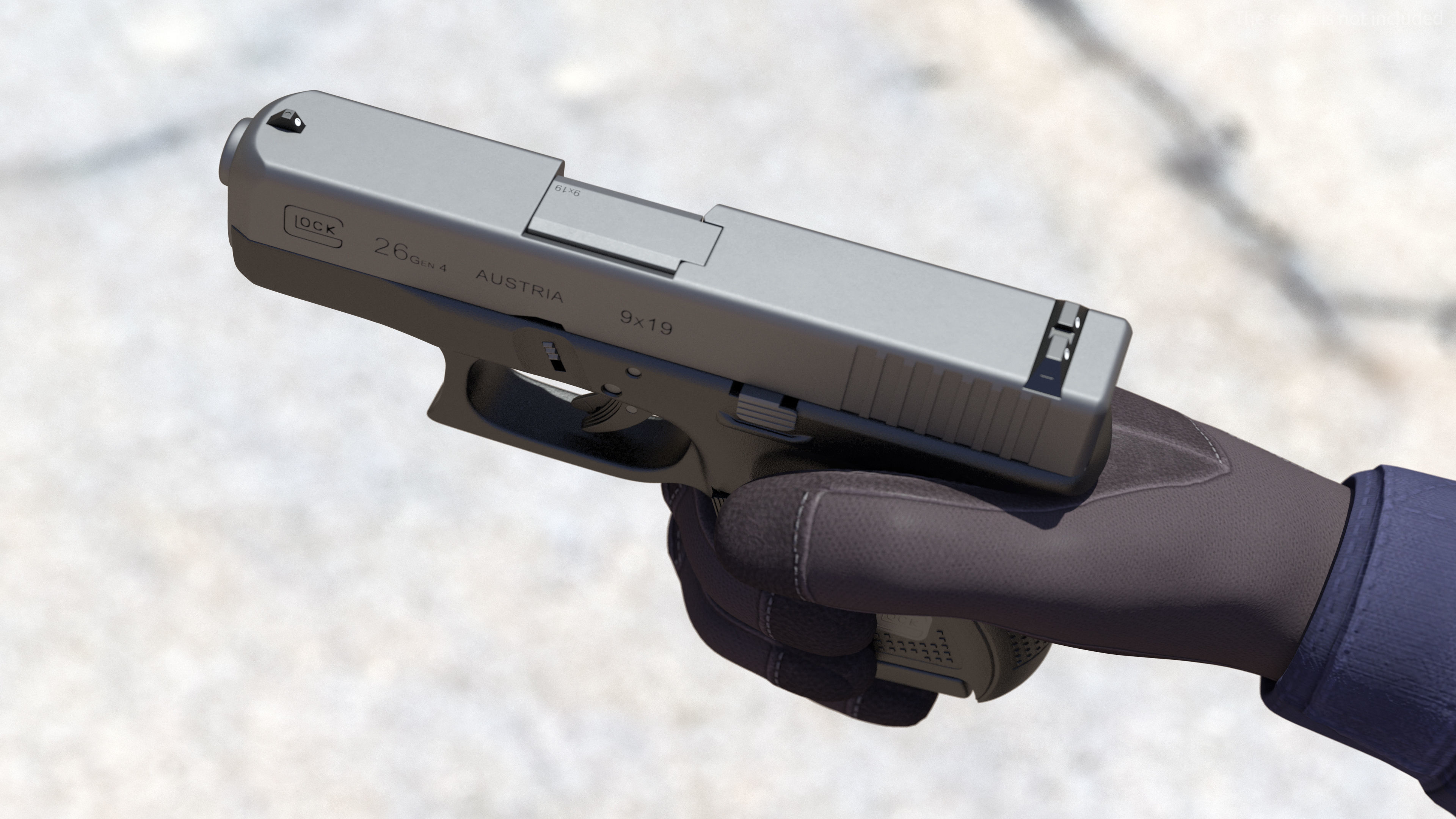 GLOCK 26 9mm 3D model_8