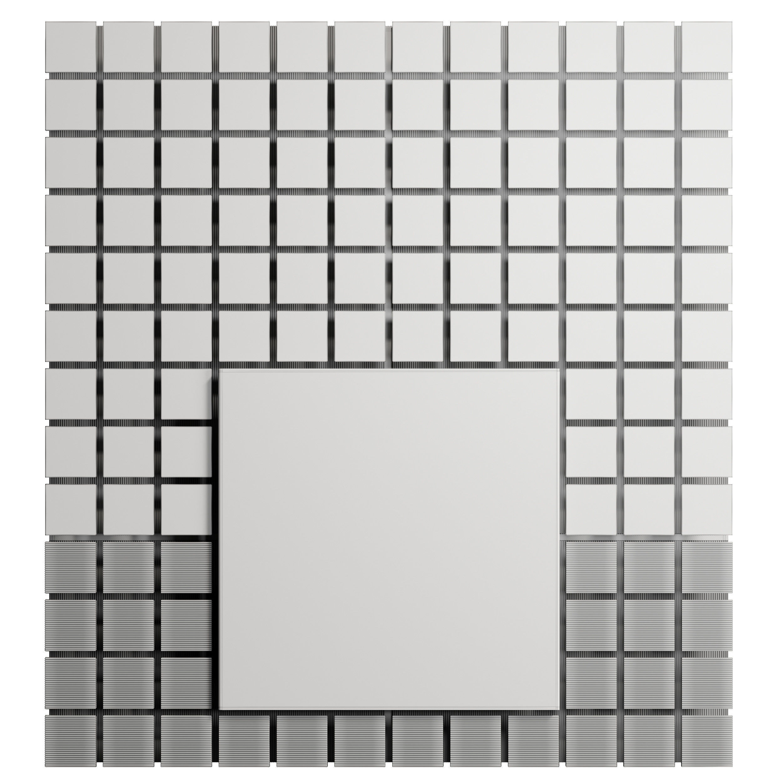 luo huya arch frame Low-poly 3D model_5