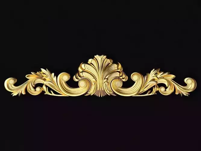 Central decor ornament for furniture