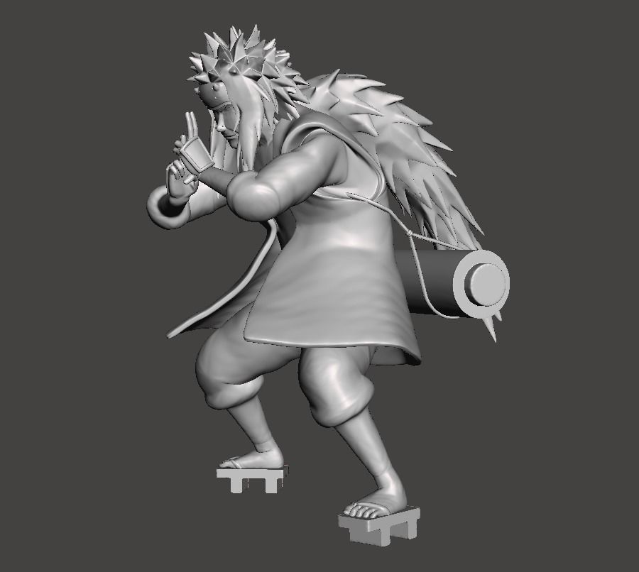 Jiraiya 3D Model 3D print model_2
