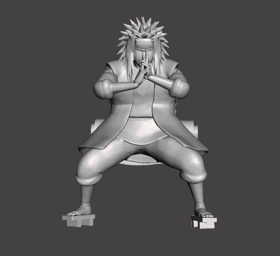 Jiraiya 3D Model 3D print model_1