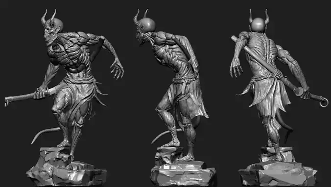 Demon Vasto Lorde 3D model