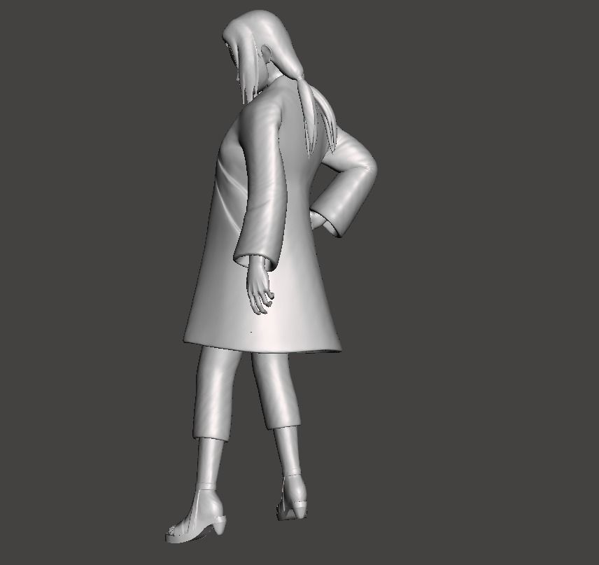 Tsunade 3D Model 3D print model_1
